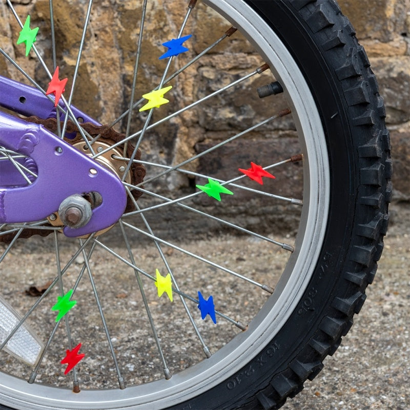 Bicycle Spokes Lightning Bolts