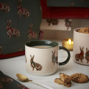 Heritage Hare Stacking Mug Cream