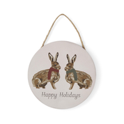 Heritage Hare Round Plaque