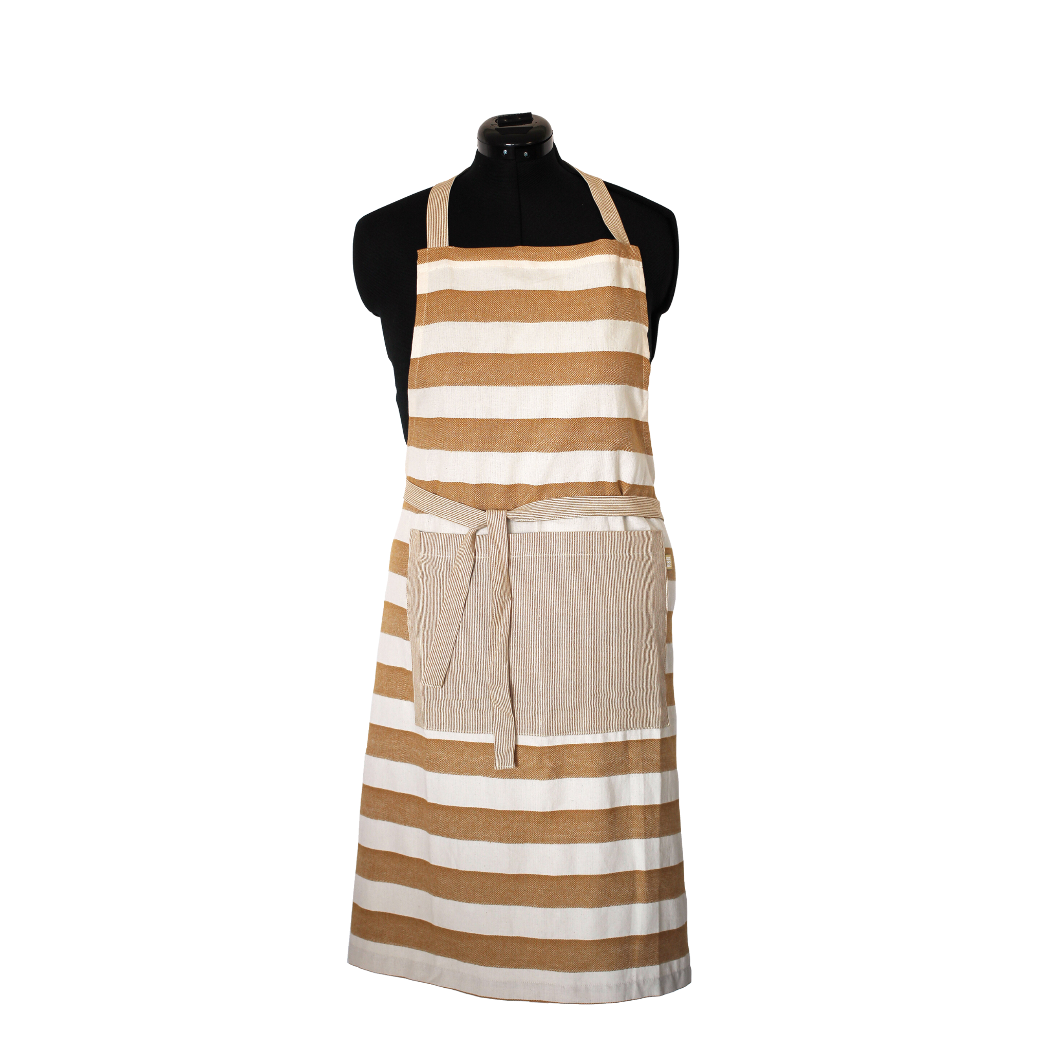 Stripe Apron Golden Yellow