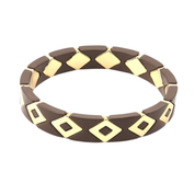 Chocolate Triangle Bracelet