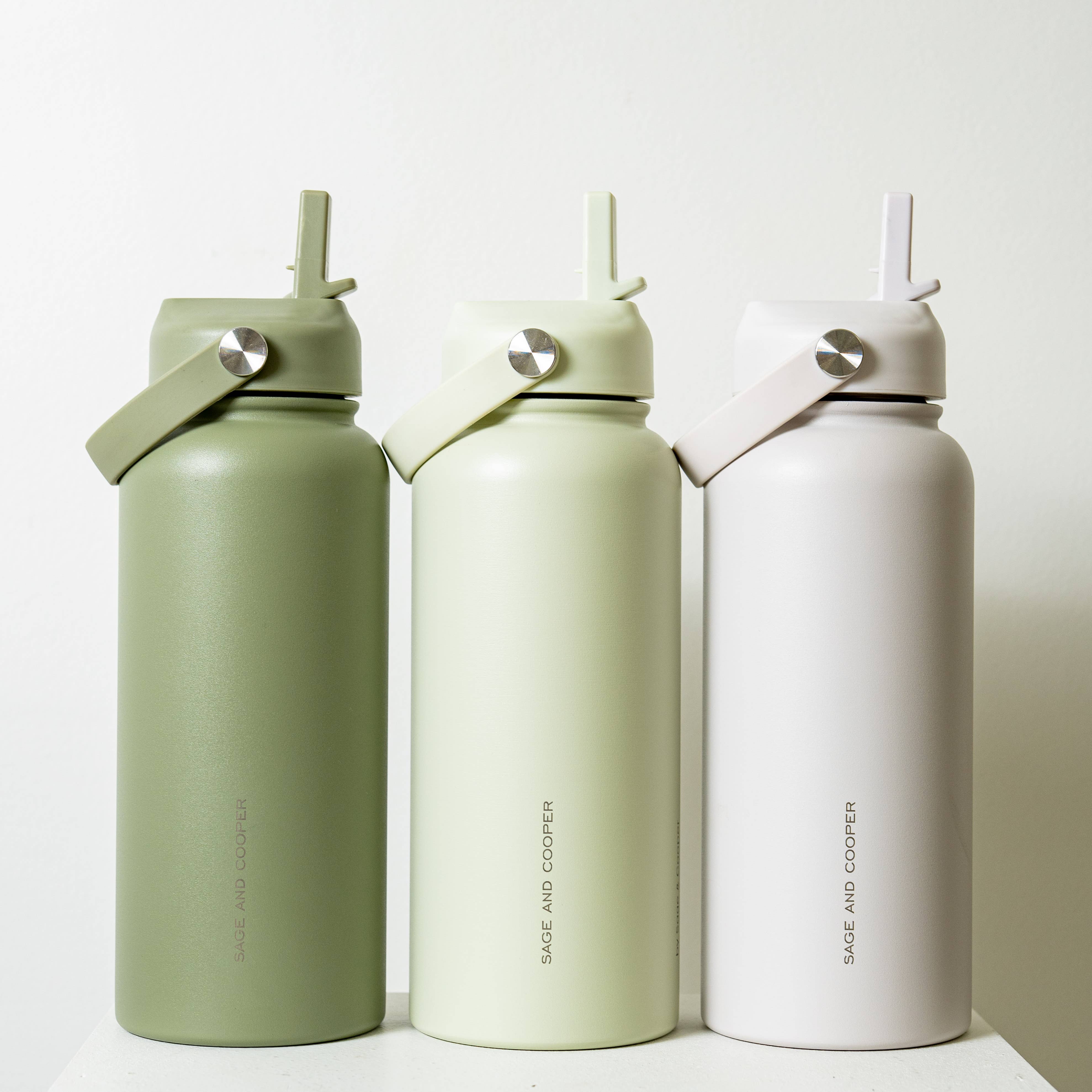 Insulated Drink Bottle 1L Olive