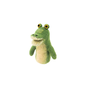 Felted Finger Puppet Crocodile