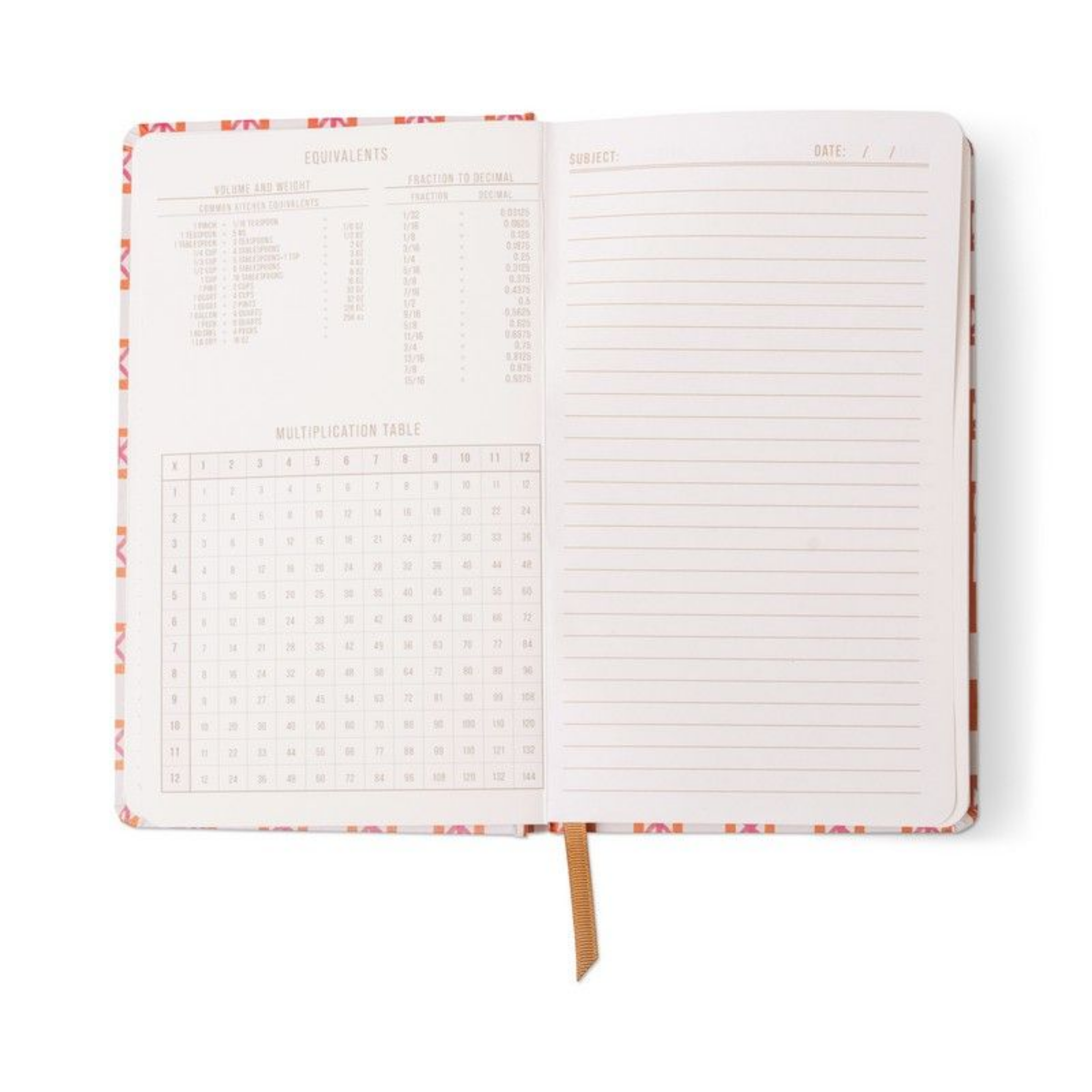 Tulip Bound Journal Orange Check