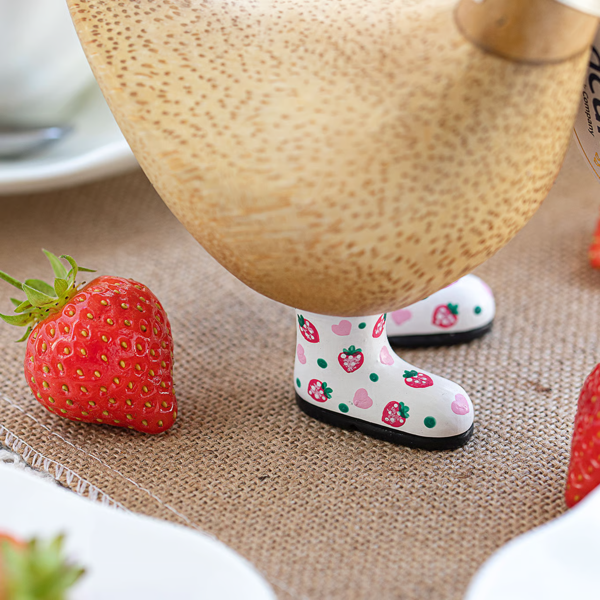 Wooden Ducky Strawberry Boots