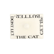 Black Toast Half a Pound Small Butter Dish