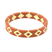 Rust Triangle Bracelet