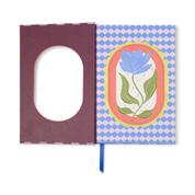 Framed Floral Die-Cut Bound Journal Magnolia