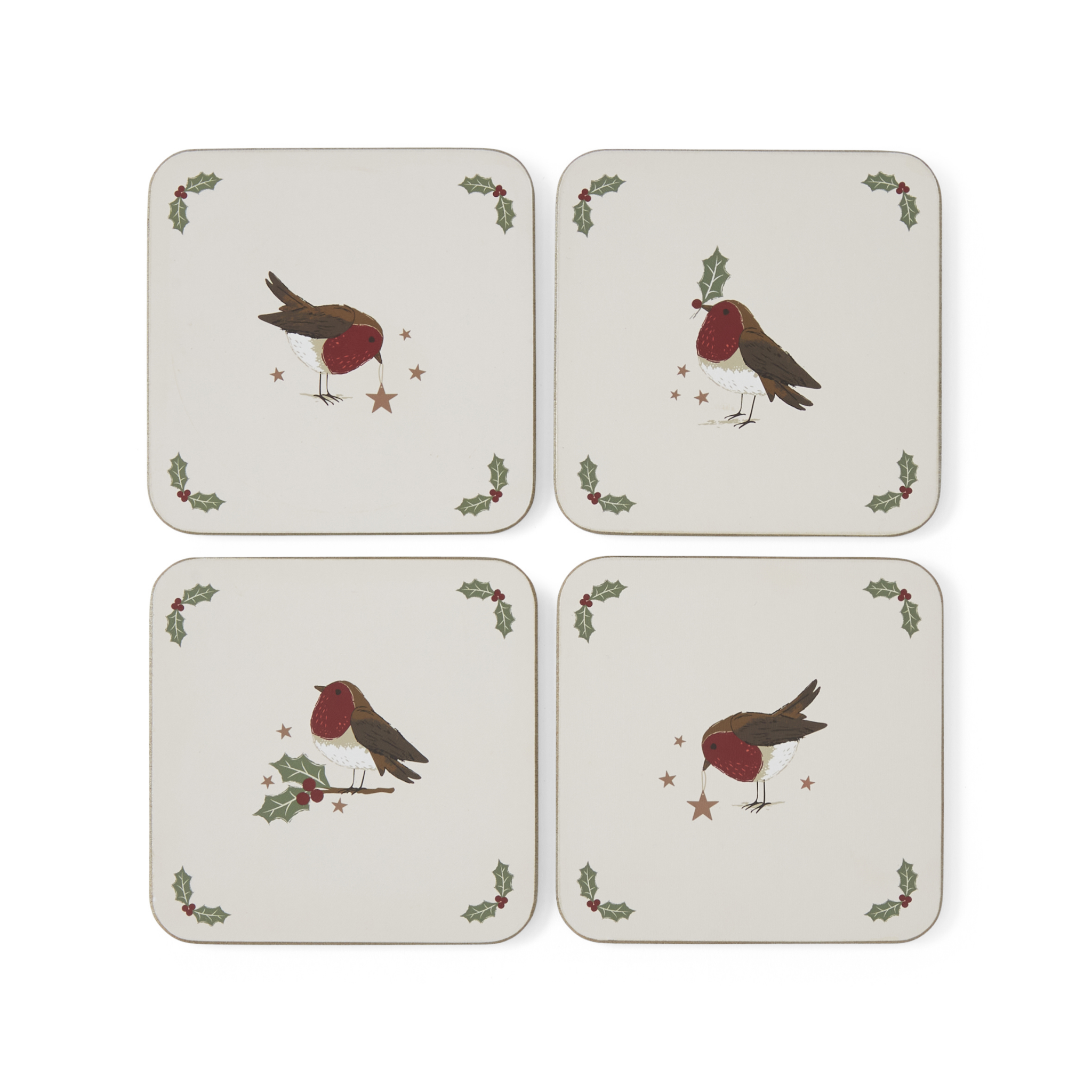 Robin's Retreat Set Of 4 Coasters