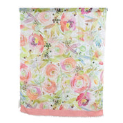 Pink Botanical Bloom Scarf