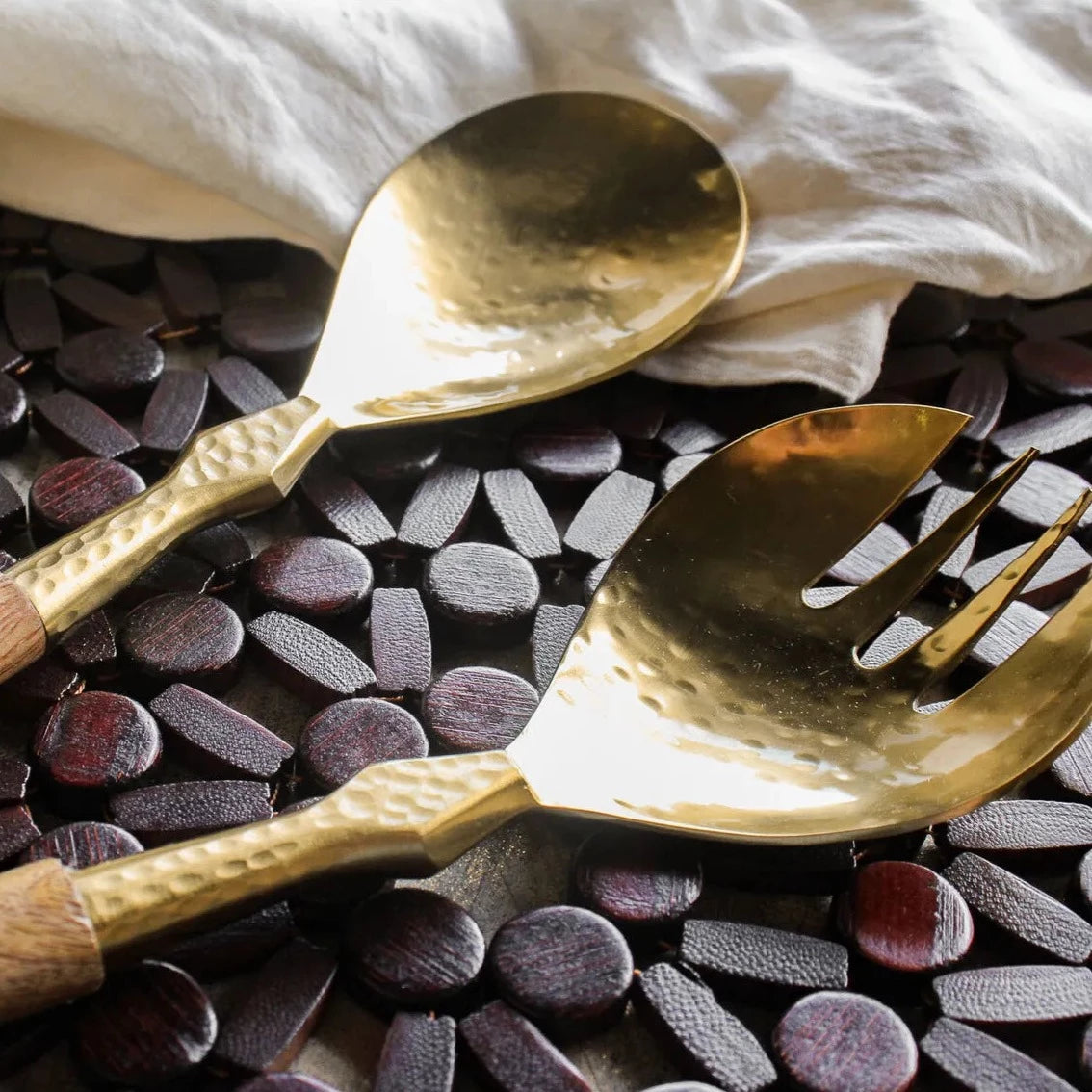 Wooden Salad Servers