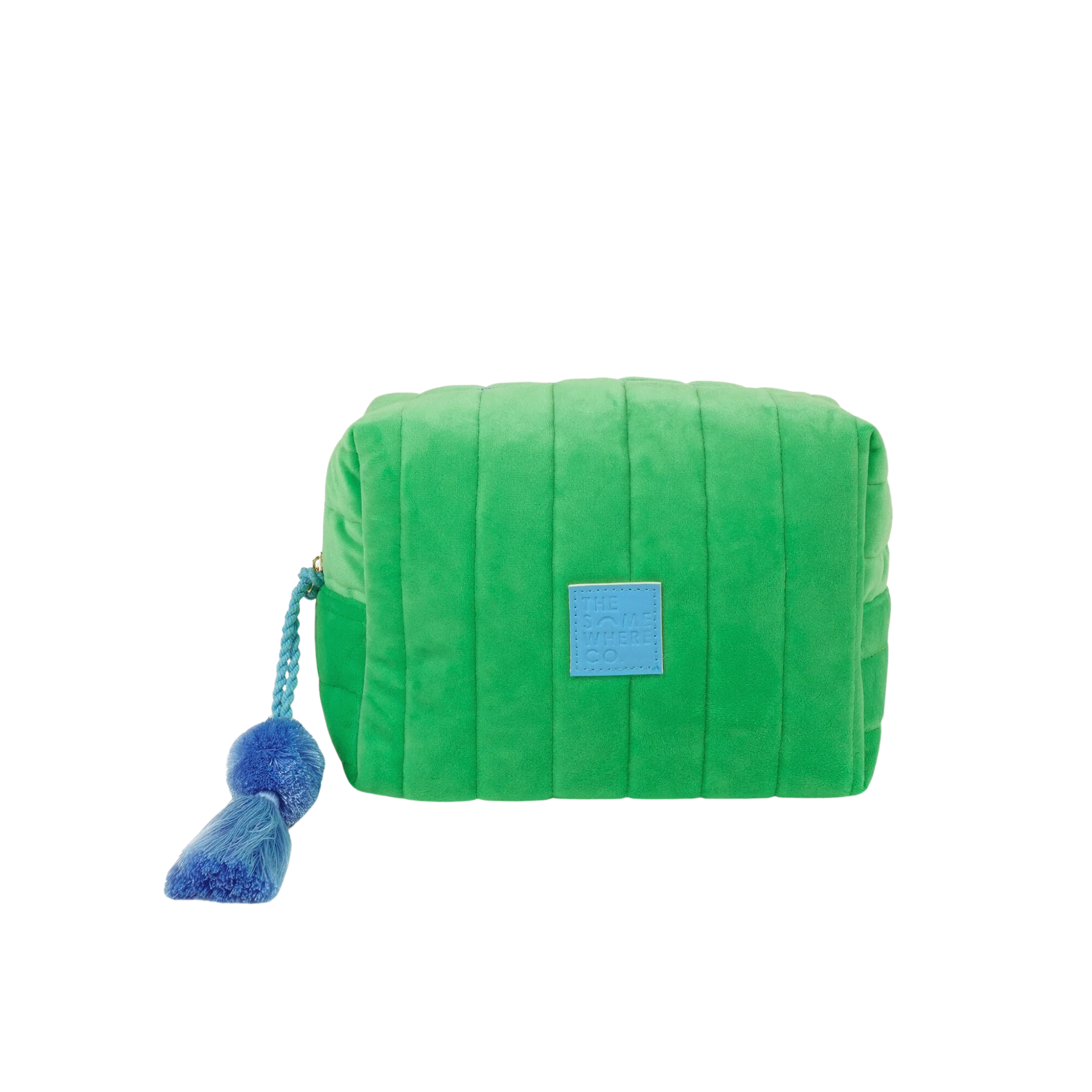 Green Velvet Cosmetic Case