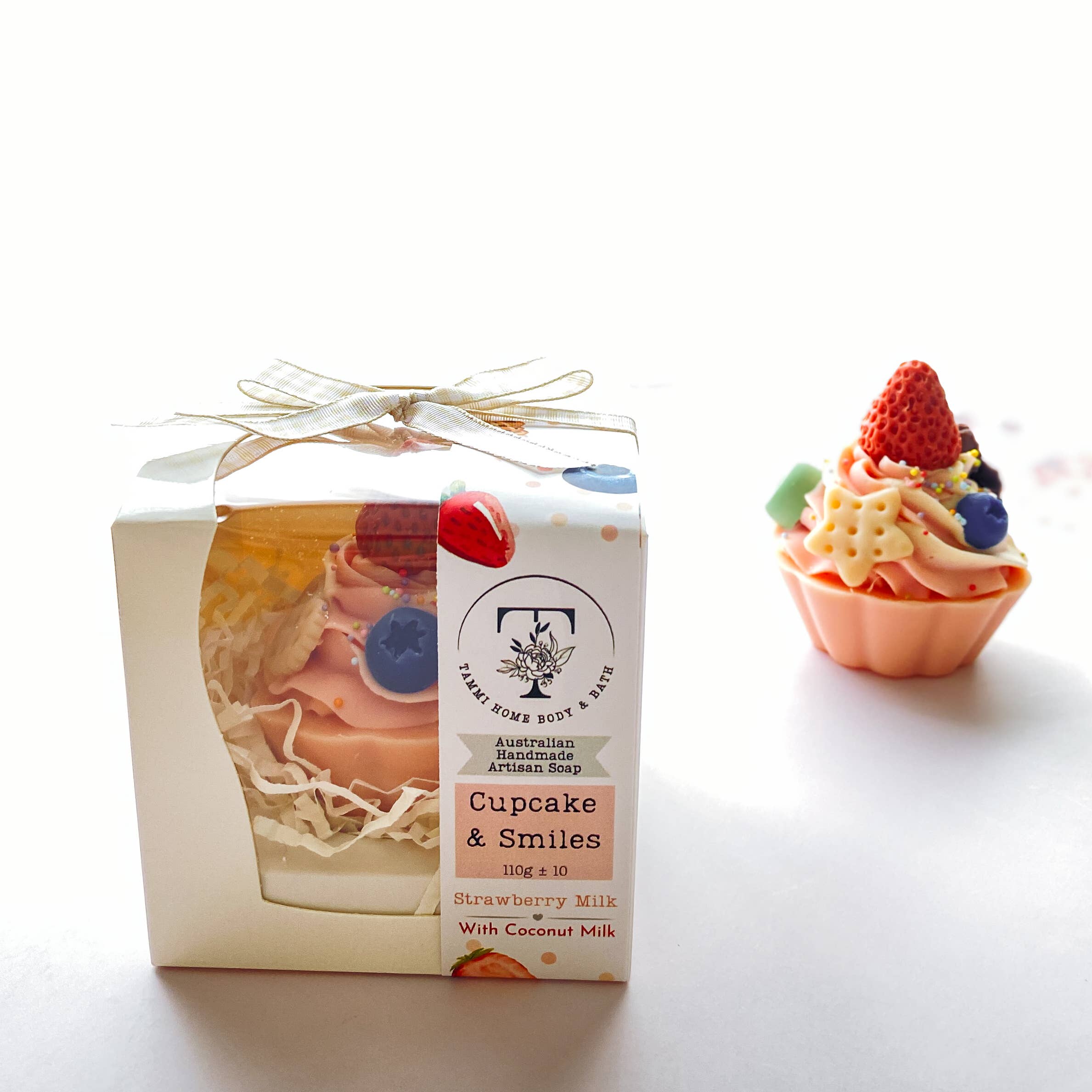 Australian Handmade Artisan Natural Soap Cupcake & Smiles