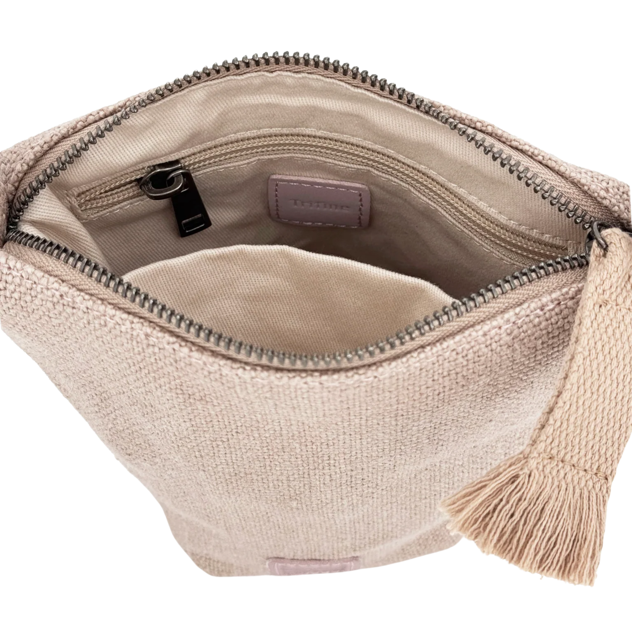 Small Crossbody Bucket Bag Dusty Pink