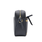 Leah Check Cross Body Bag Navy