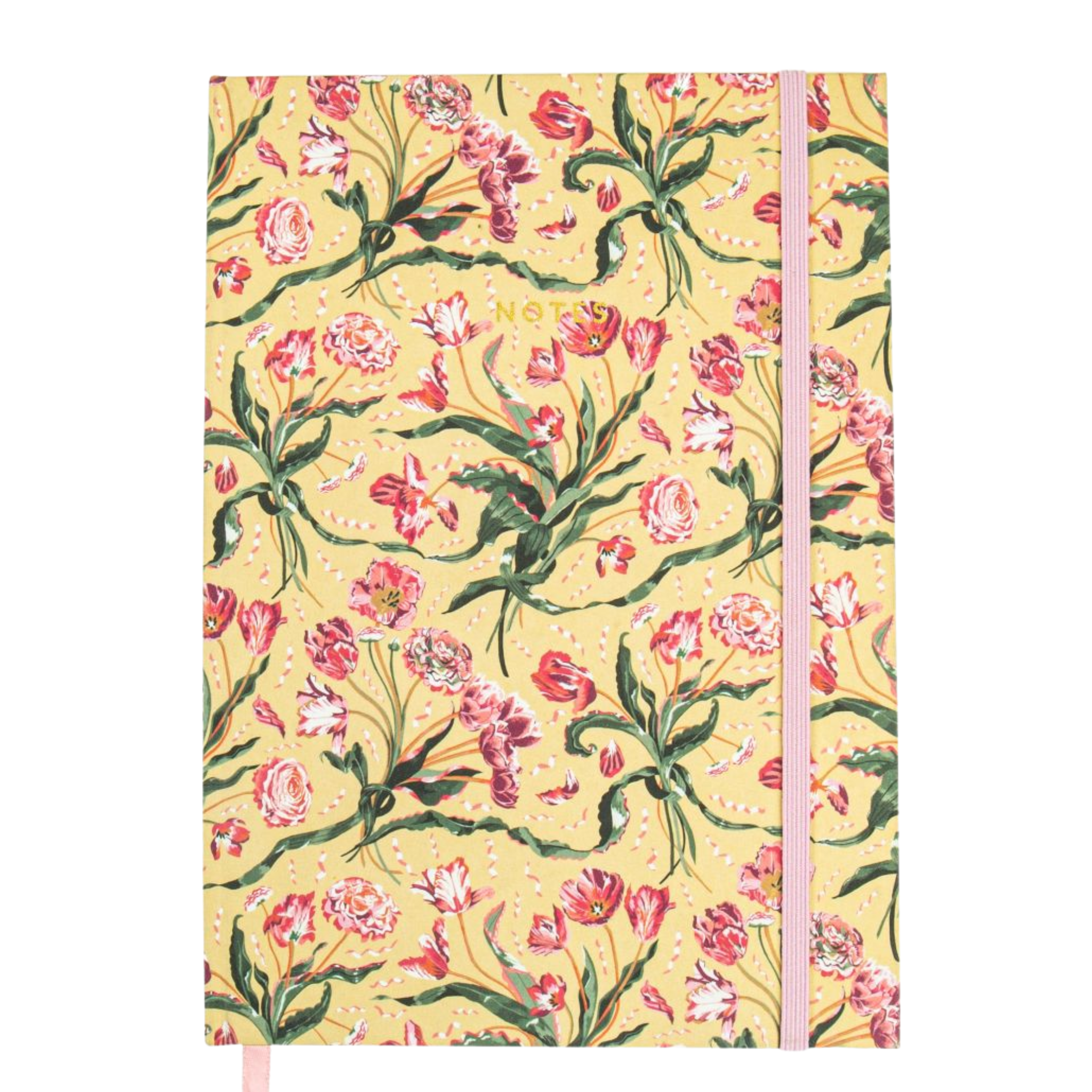 A5 Hard Cloth Cover Notebook Floral Fancy