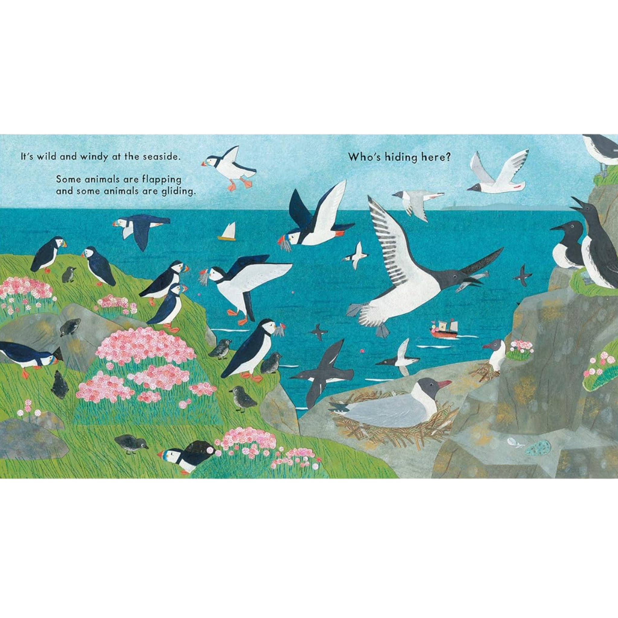 Who's Hiding At The Seaside? (National Trust) Board Book