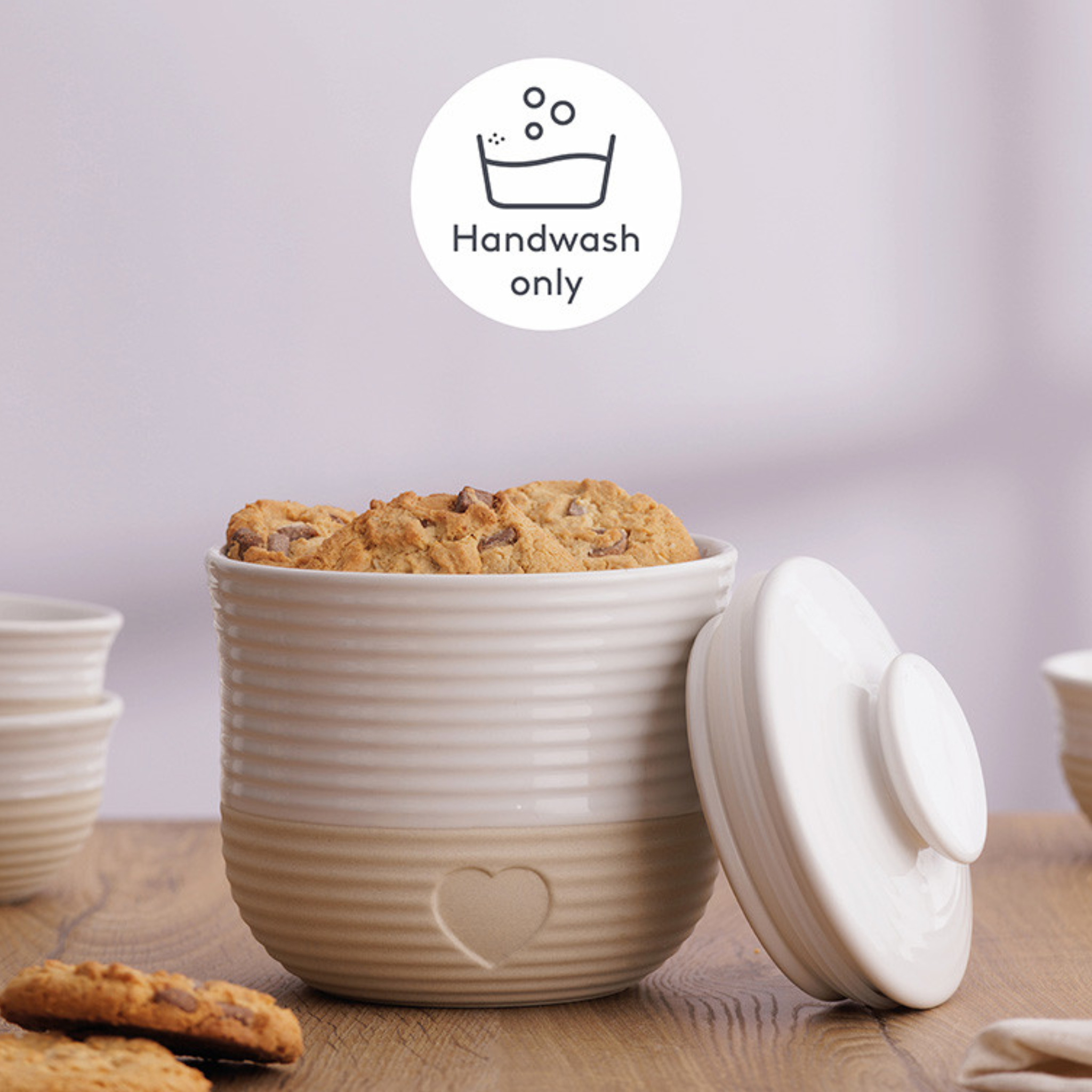 Rustic Charm Storage Jar 12cm