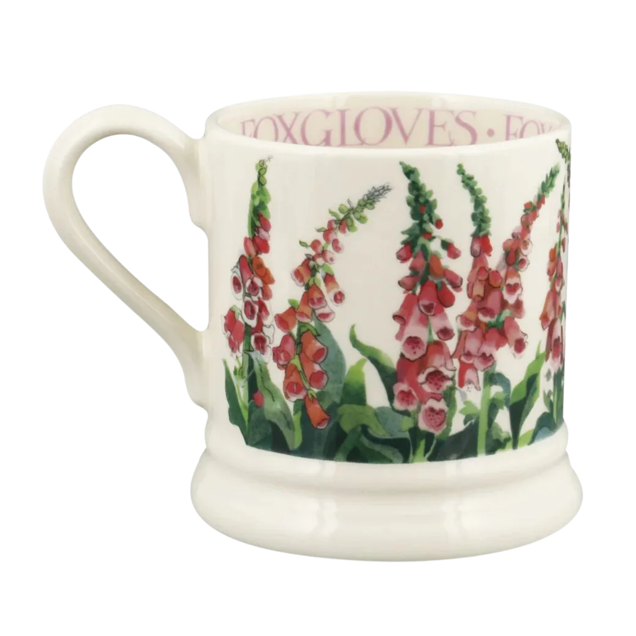 Flowers Foxgloves 1/2 Pint Mug
