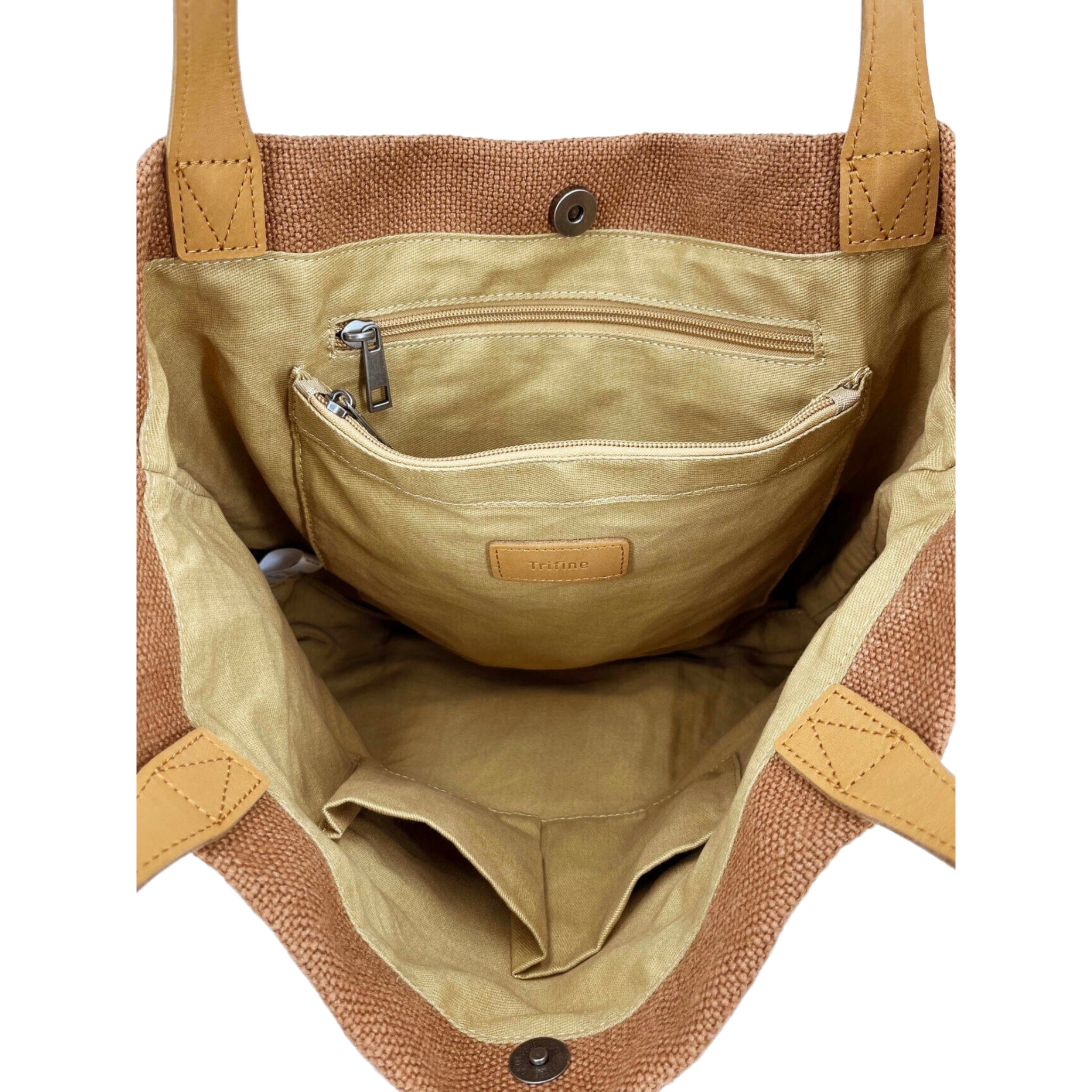 Everyday Natural Tote Bag Rust