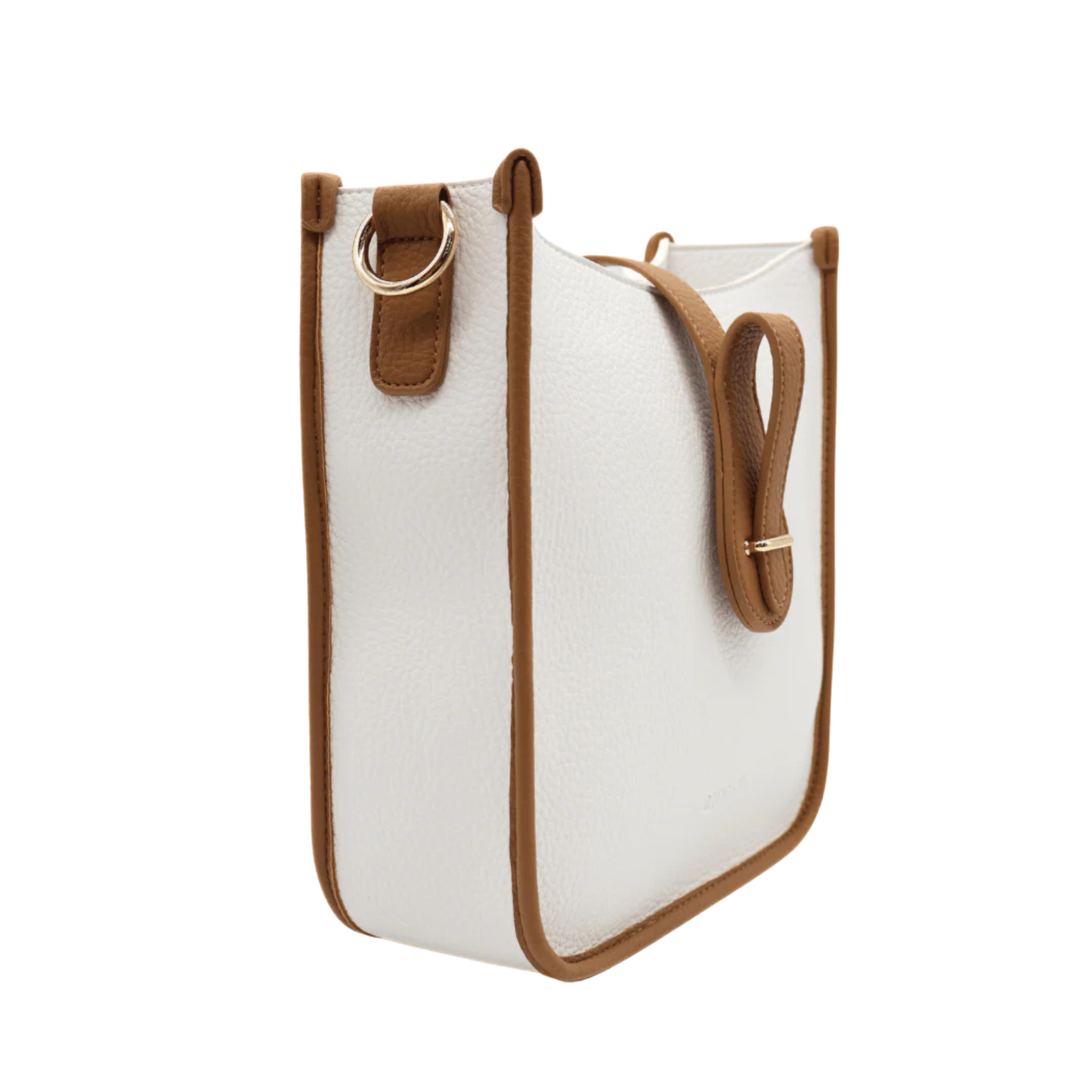 Dominic Max Bag Dual Tone White Tan 2.0