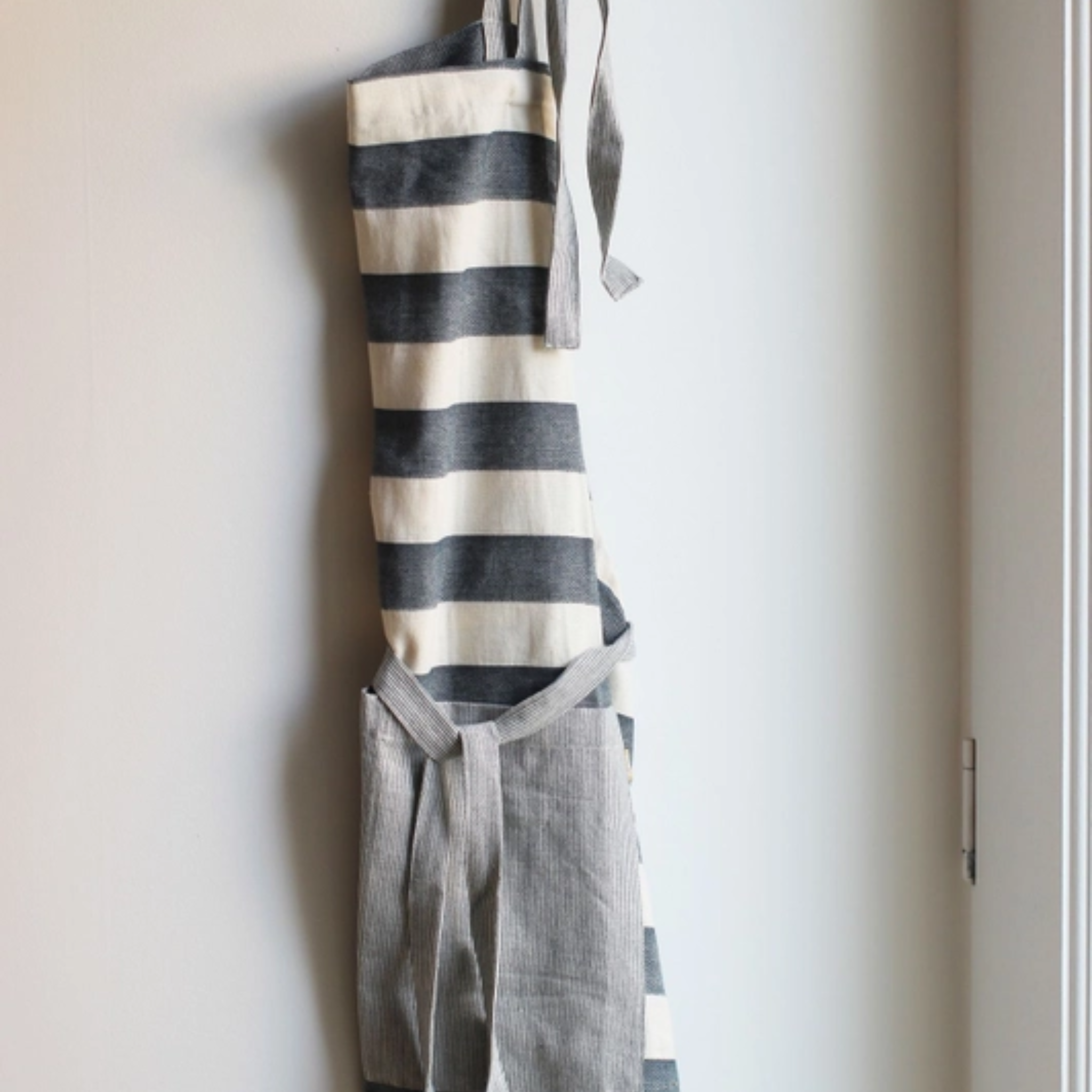 Stripe Apron Dark Slate