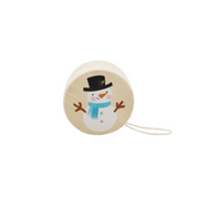 Wooden Christmas Yo-Yo Snowman