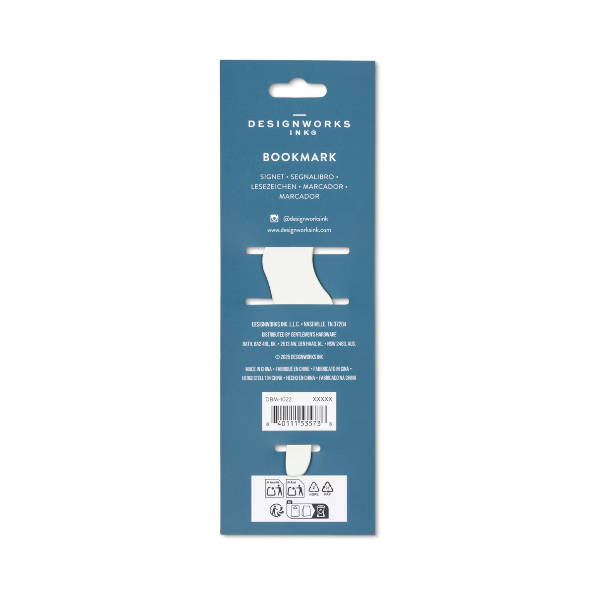Leatherette Floral Bookmark Poppy