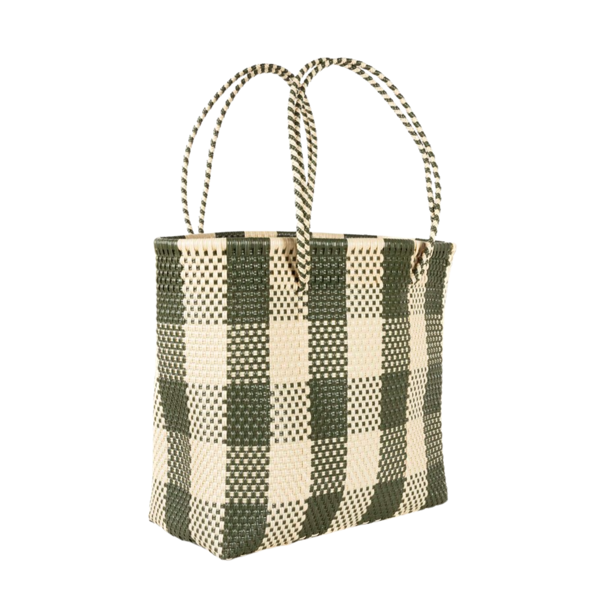 Bahia Basket Gazia Double Handle Large Khaki