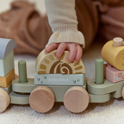 Safari Friends Wooden Block Train