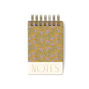 Chunky Notepad Gold Vintage Floral
