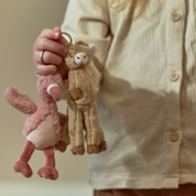 Safari Friends Keychain Flamingo