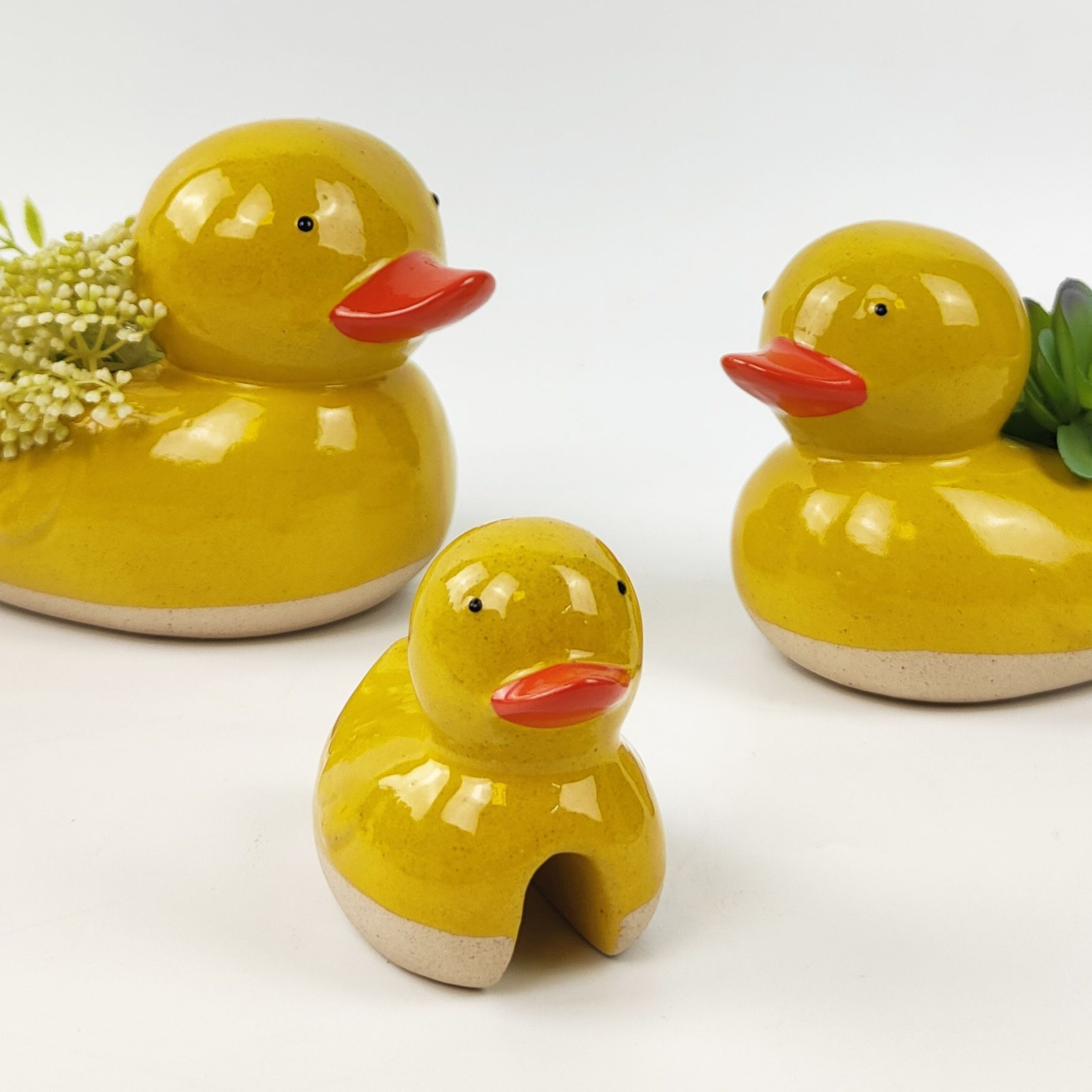 Ducky Pot Sitter Yellow