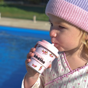 Reusable BambinoCino Bamboo Cup Dash Pink (240ml)