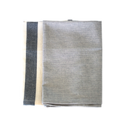 Stripe Tea Towel Set Dark Slate