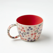 Ditsy Raspberry Mug