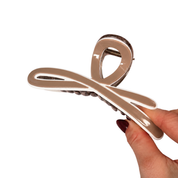 Twist Claw Clip Brown