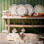 Black Toast Medium Dinner Plate (8 1/2″)