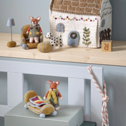 Mini Felt Bed Ochre