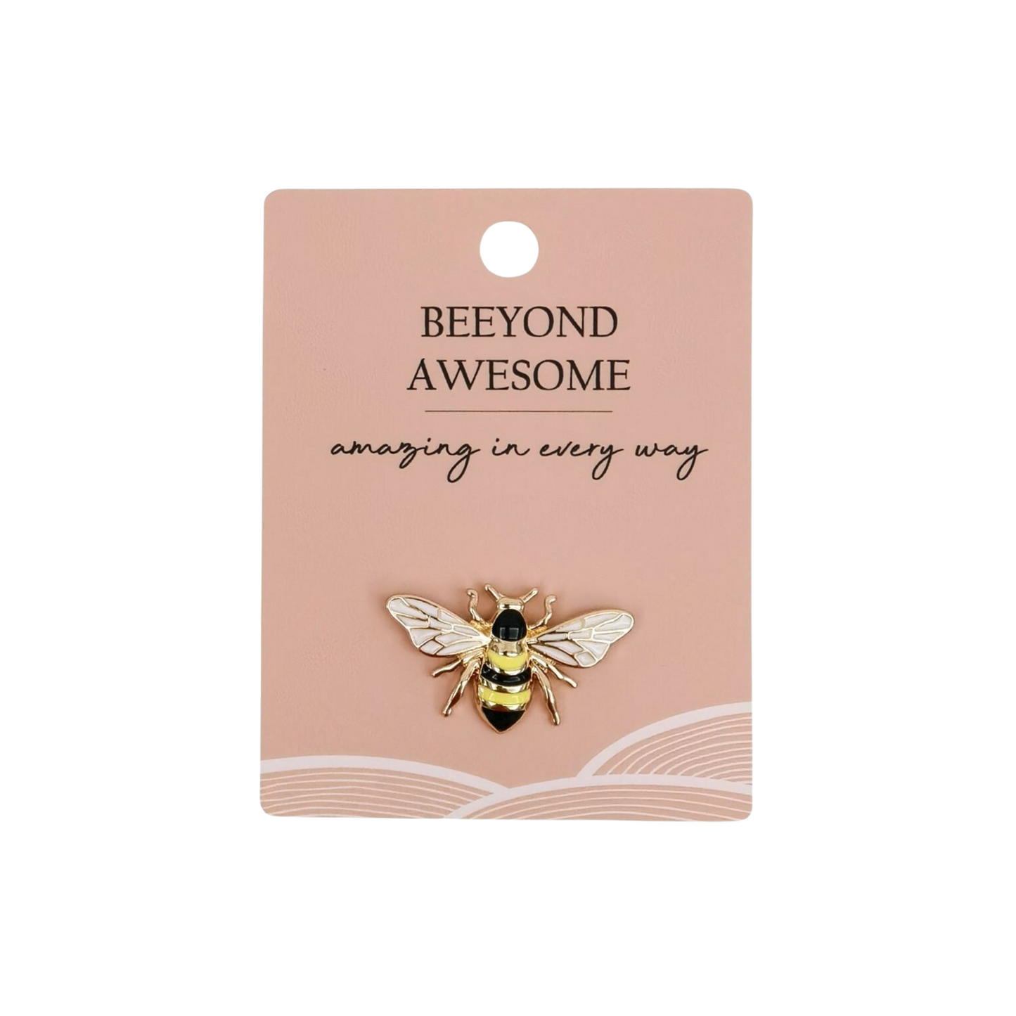 Bee Memento Pin Yellow