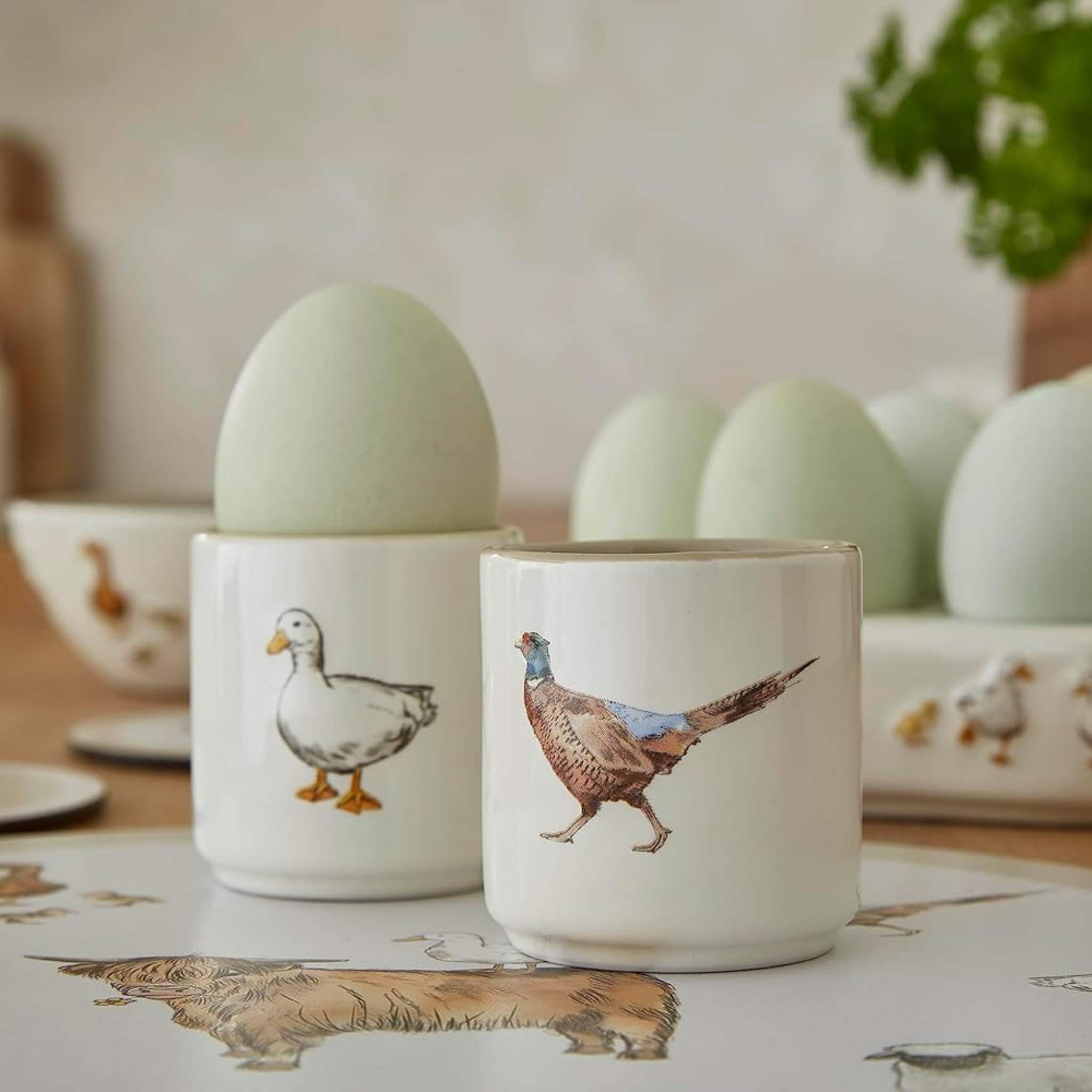 Set Of 4 Stackable Egg Cups Buttercup Farm