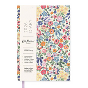 A5 Soft Cloth Cover 2026 Diary Floral Ditsy