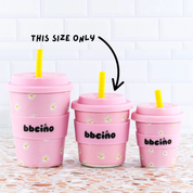 Reusable BambinoCino Bamboo Cup Daisy Baby (240ml)