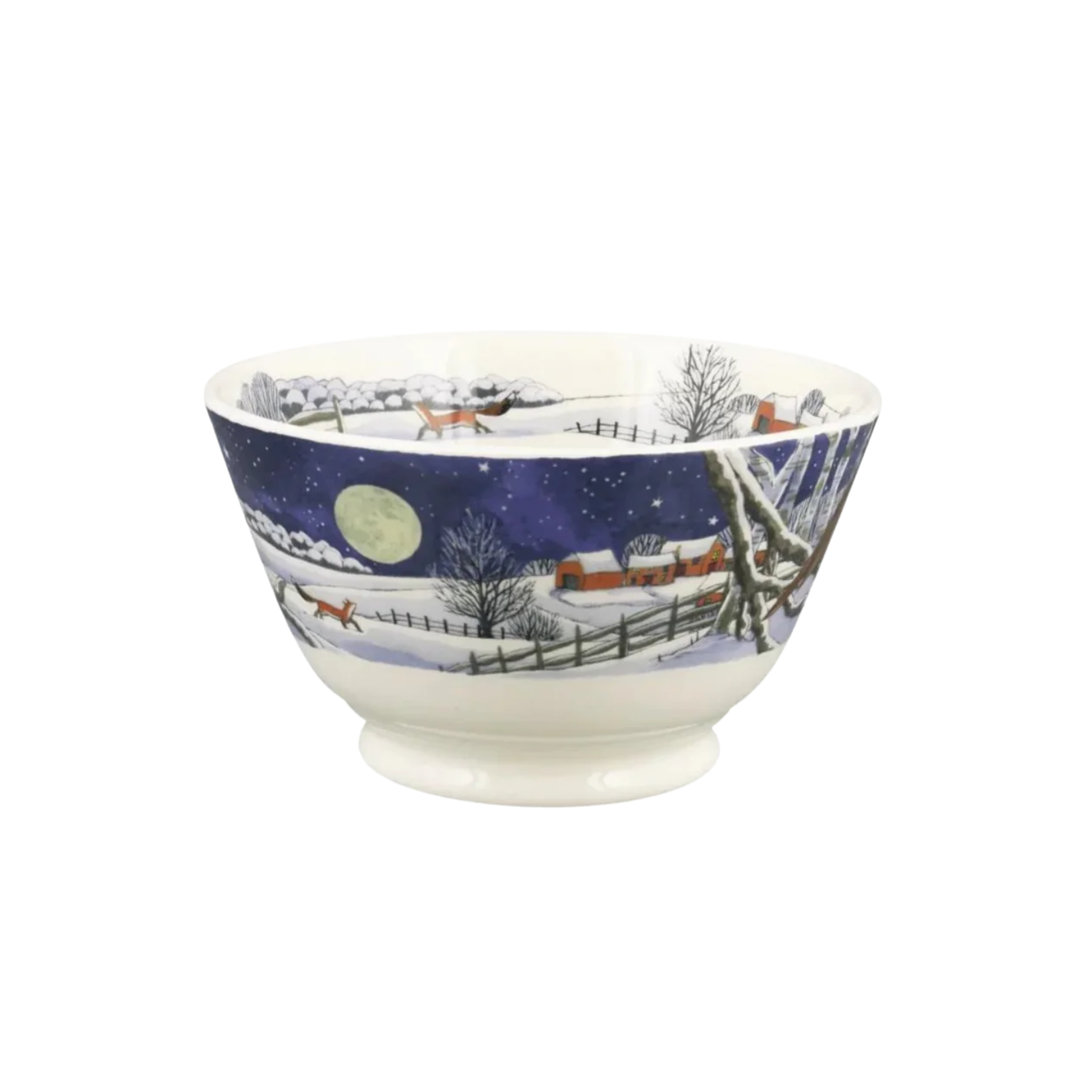 Midnight Robin Small Old Bowl