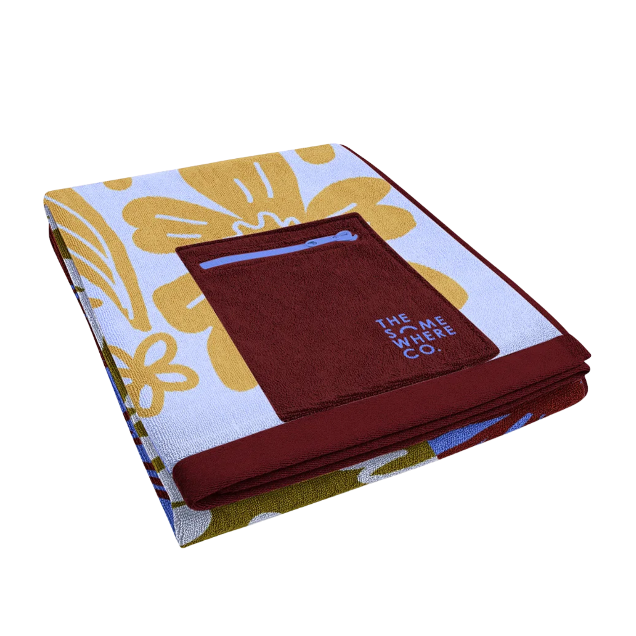 Flor Del Sol Premium Cotton Beach Towel