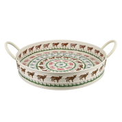 Large Metal Handle Tray Farmyard