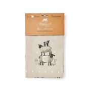 Linen Blend Apron Highland Sheep