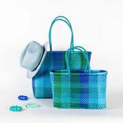 Bahia Basket Carla Small Blue
