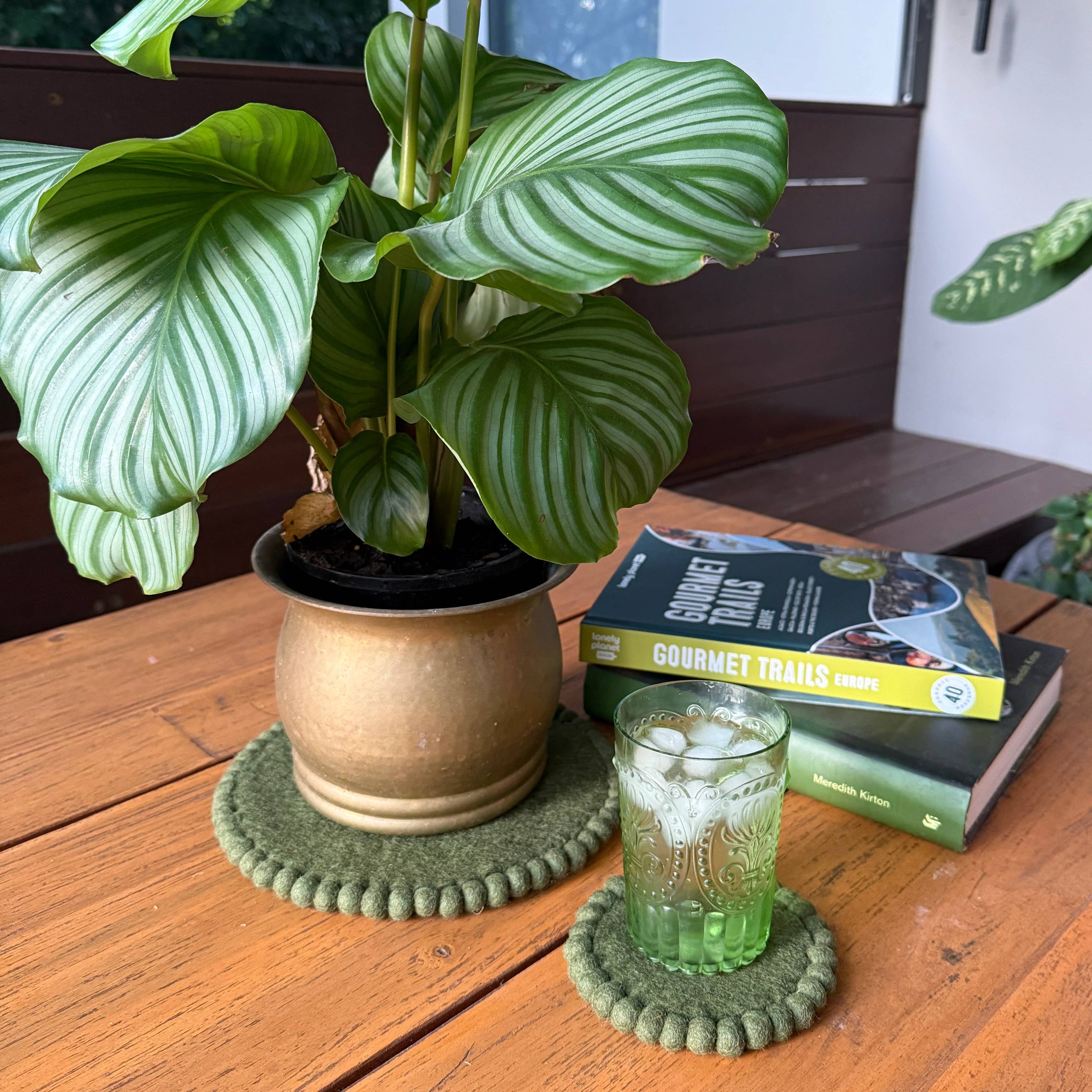 Felt Trivet Set Forest