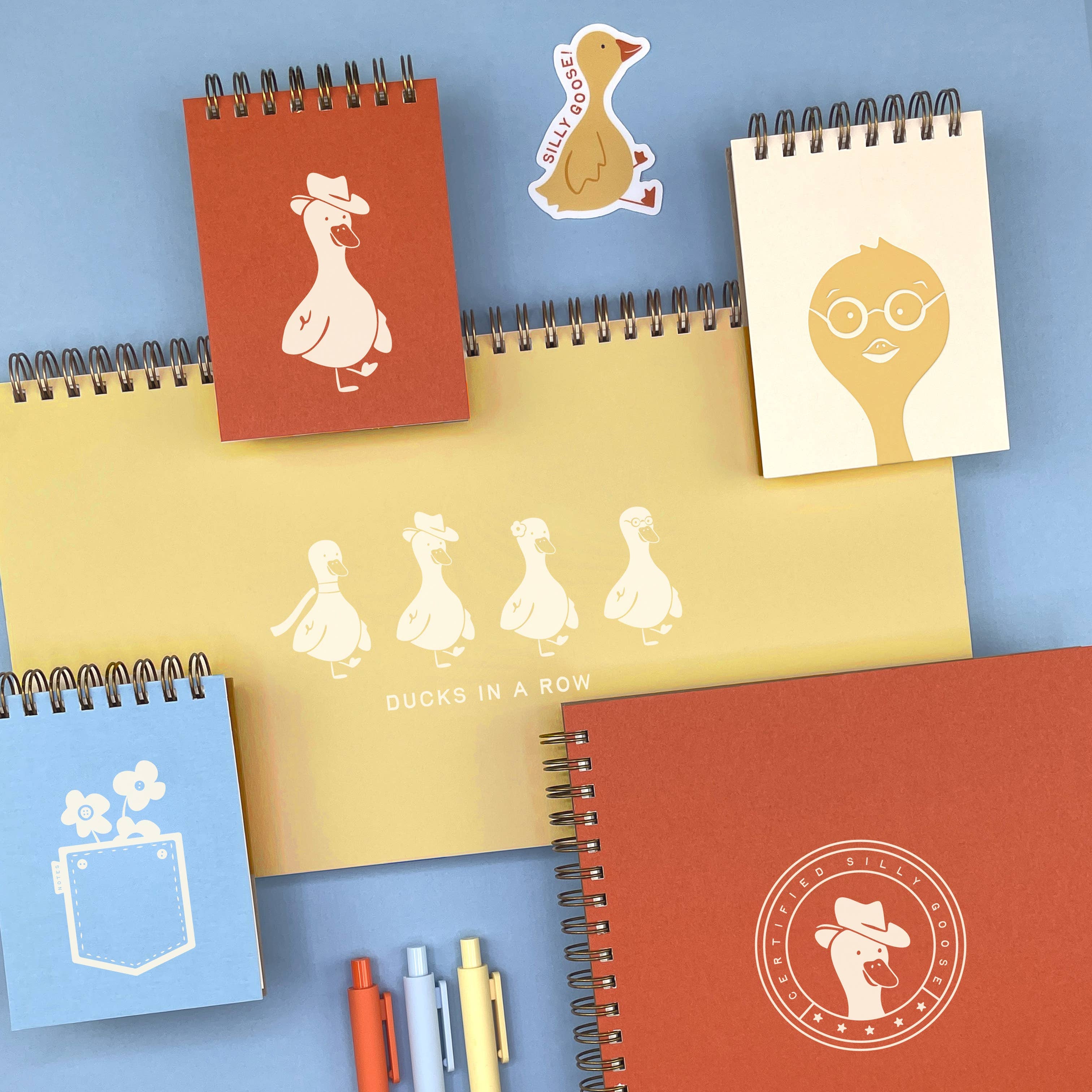 Howdy Duck Mini Jotter Notebook